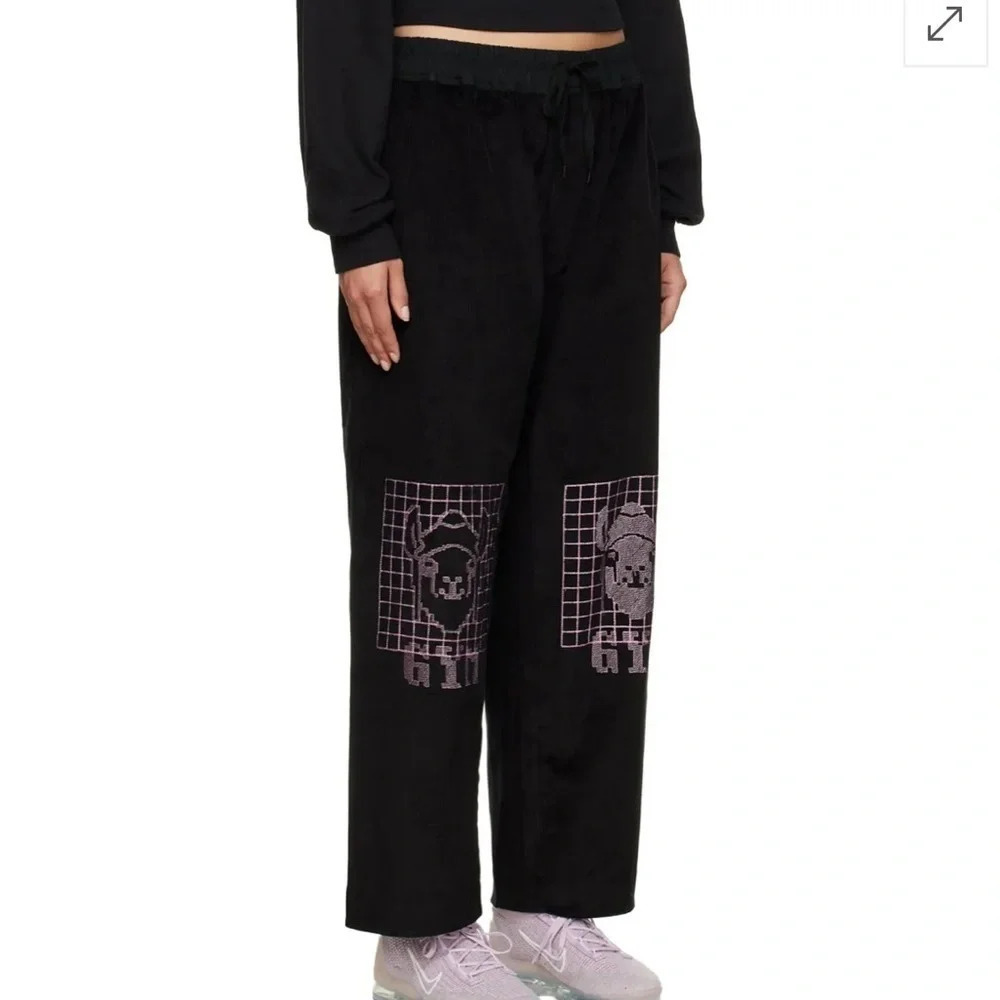 BERNHARD WILLHELM 
Wide-Leg Lounge Pants - Black - Picture 4 of 6